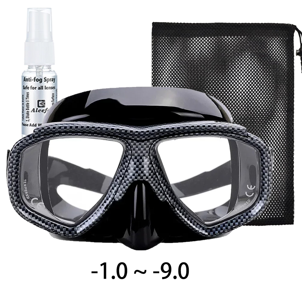 Anti Pollution Mask - Maska do nurkowania dla krótkowidzów, wzór